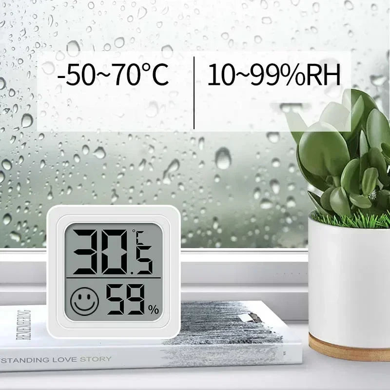 Digital LCD Room Thermometer and Humidity Monitor