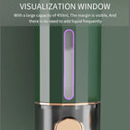 Wall-Mounted Manual Soap Dispenser for Bathroom