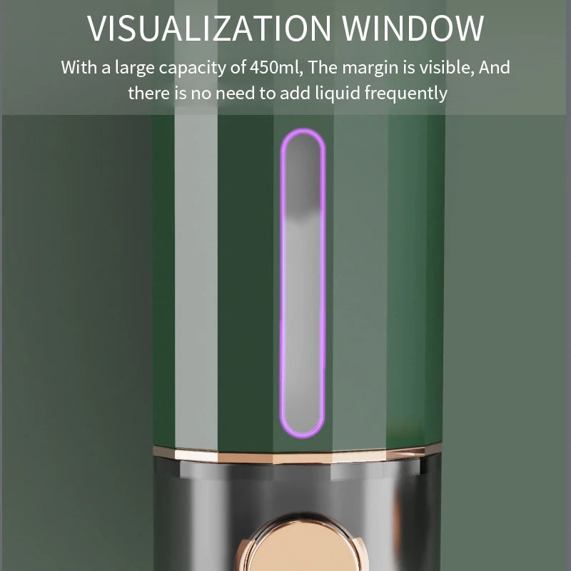 Wall-Mounted Manual Soap Dispenser for Bathroom