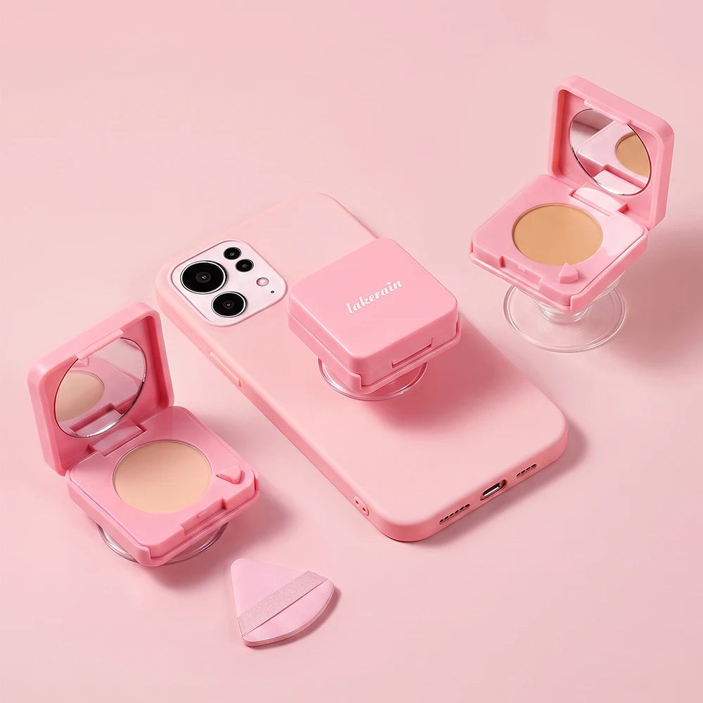 Oil-Control Pressed Setting Powder with Mirror and Phone Grip