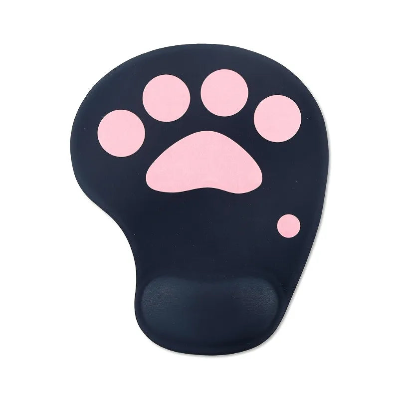 Ergonomic Cat Paw Mouse Pad with Wrist Support