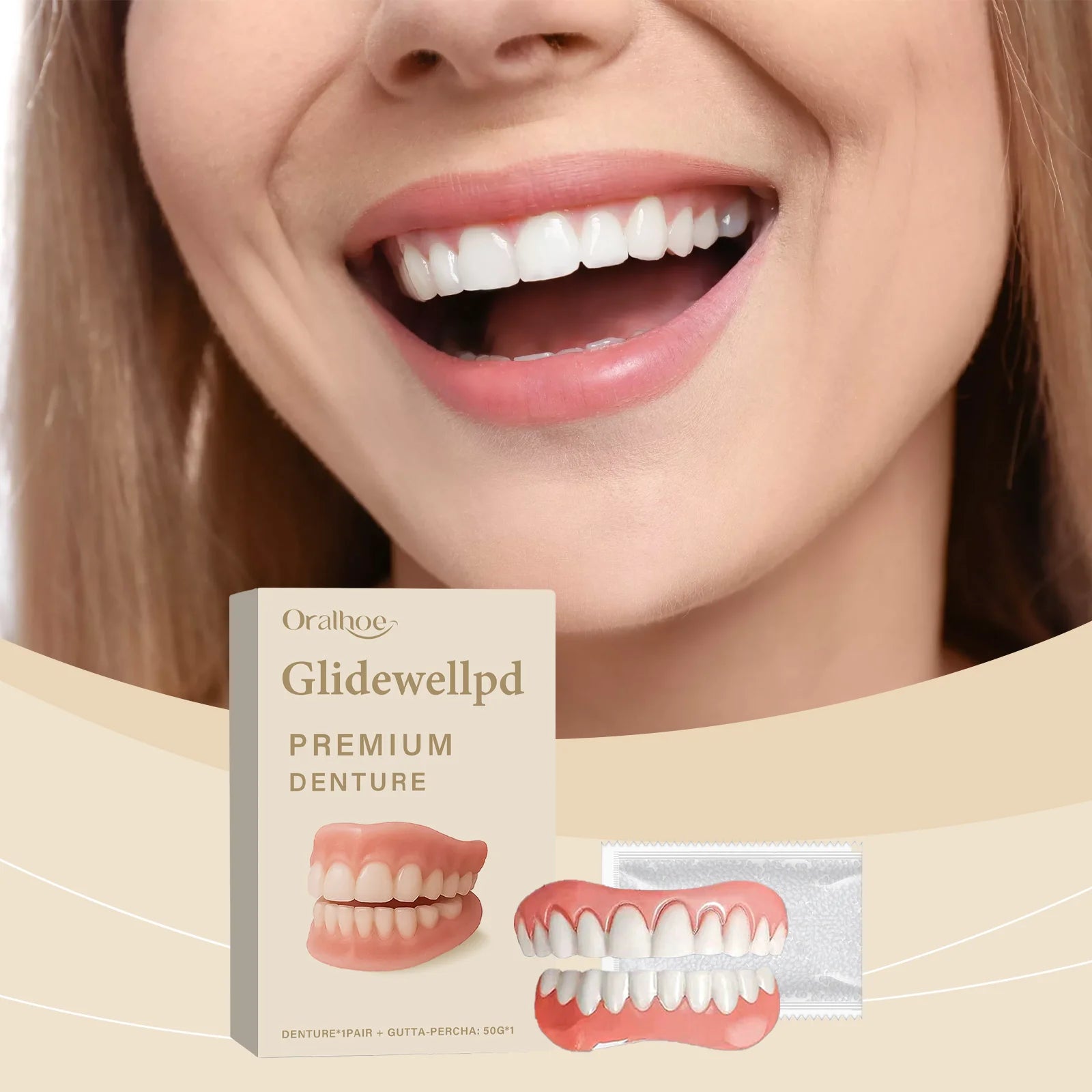 Temporary Silicone Cosmetic Dentures for Smile Improvement - 7
