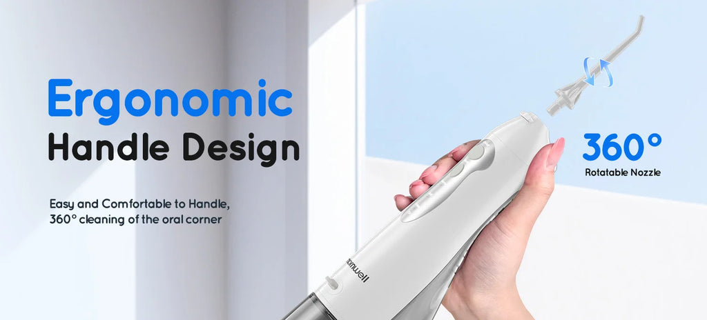 Portable Water Flosser and Sonic Electric Toothbrush Combo Set