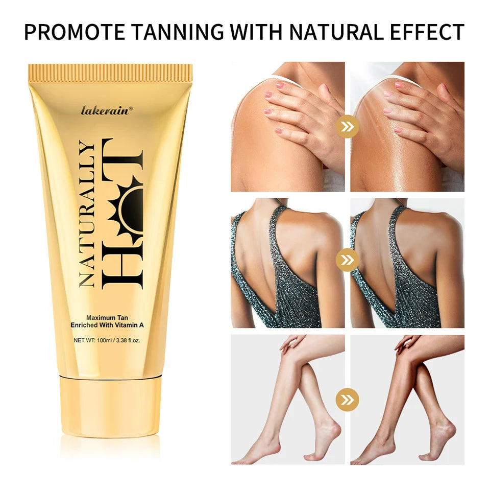 Hot Tanning Accelerator Cream for Smooth Natural Glow