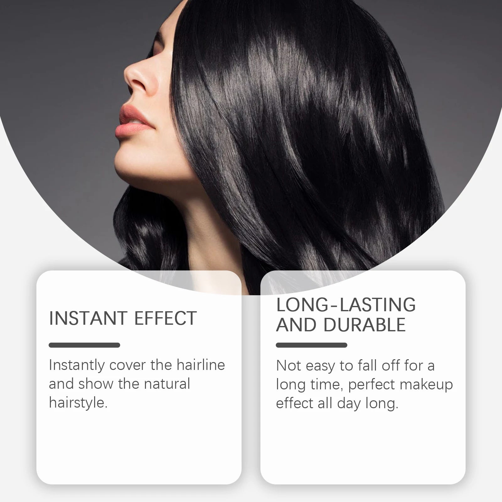 Instant Hairline and Gray Root Concealer Cream - 8