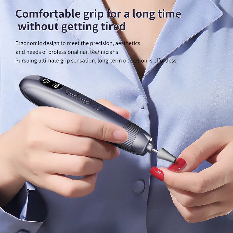 Electric Cordless Manicure and Pedicure Nail Drill Kit