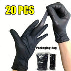 Black Disposable Nitrile Gloves for Cleaning and Household Use