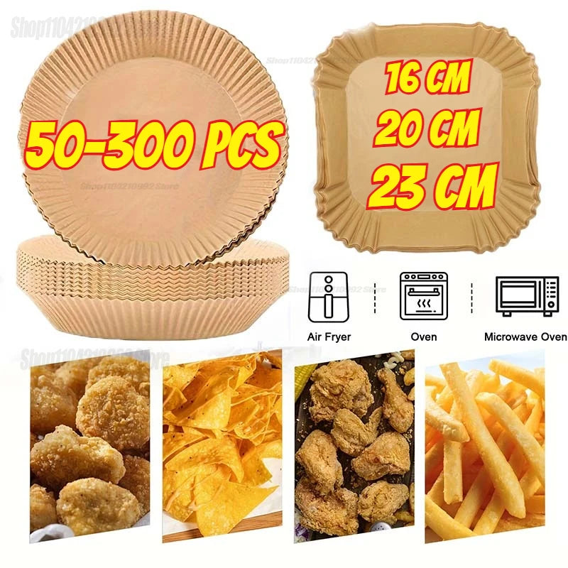 Non-Stick Disposable Air Fryer Paper Liners