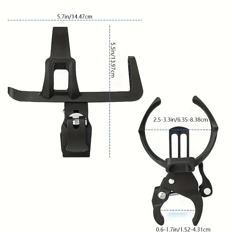 360° Rotating Universal Bike and Scooter Water Bottle Holder
