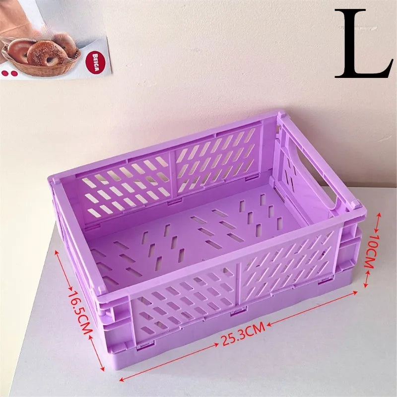 Foldable Desktop Storage Organizer for Home and Office