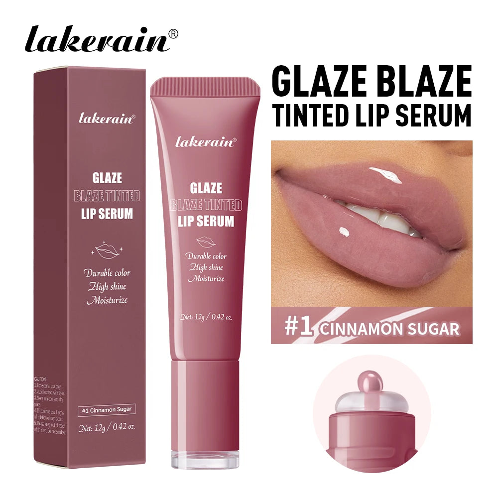 Hydrating Tinted Lip Serum for Plump Glossy Lips - 17