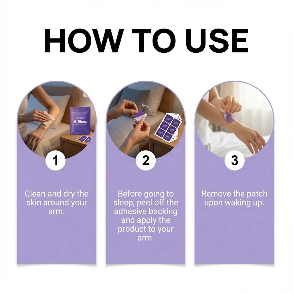 Natural Sleep Aid Patches for Restful Sleep and Insomnia Relief