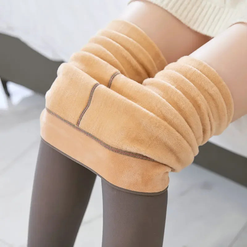 Fleece Lined Thermal Tights for Women - 14