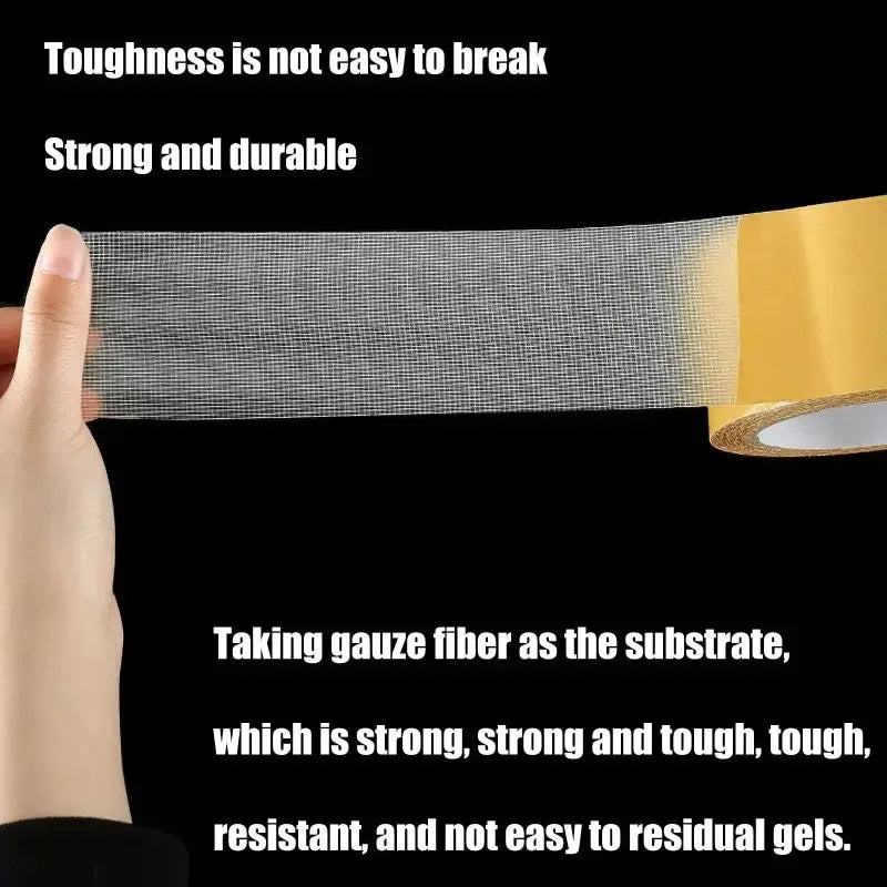 Heavy Duty Waterproof Double-Sided Mesh Adhesive Tape