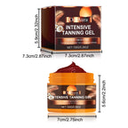 Intensive Tanning Gel for Darker Skin and Long-Lasting Glow