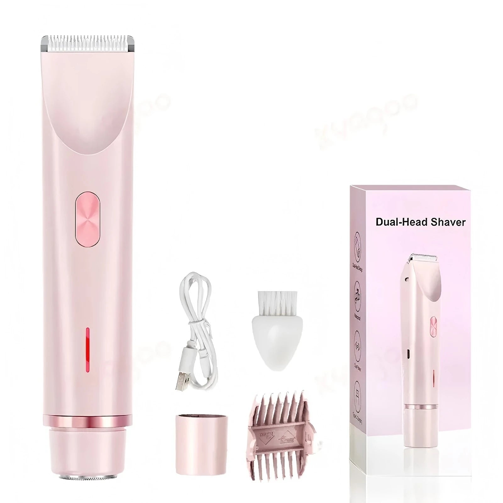 2-in-1 Waterproof Electric Shaver for Face and Body - 18