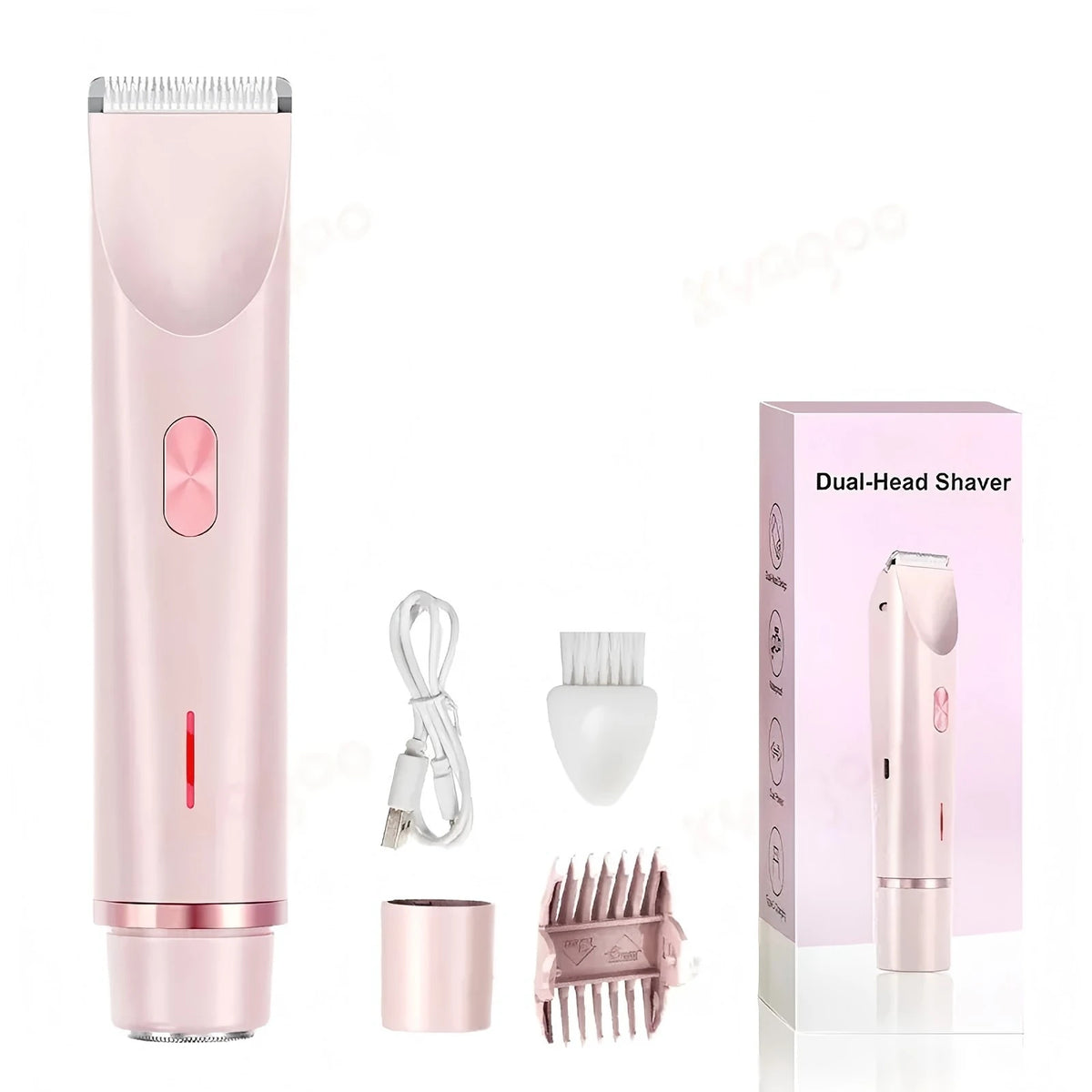 2-in-1 Waterproof Electric Shaver for Face and Body