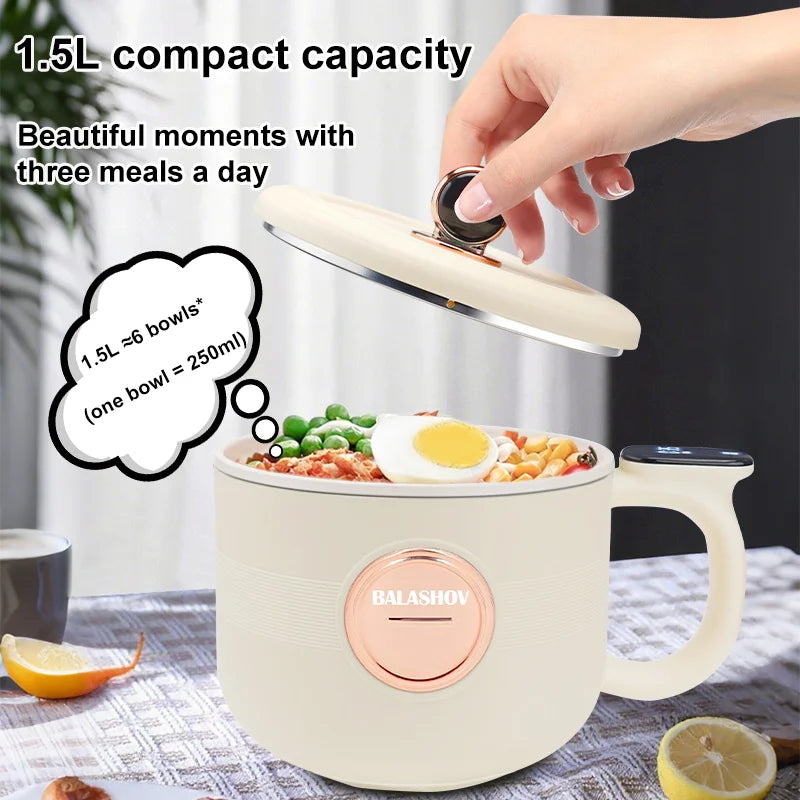 Portable Electric Multi-Cooker for Dorms and Travel - 2