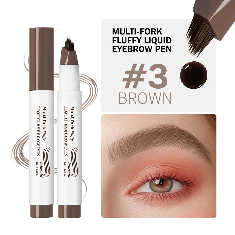 Waterproof Multi-Fork Liquid Eyebrow Pen - 23