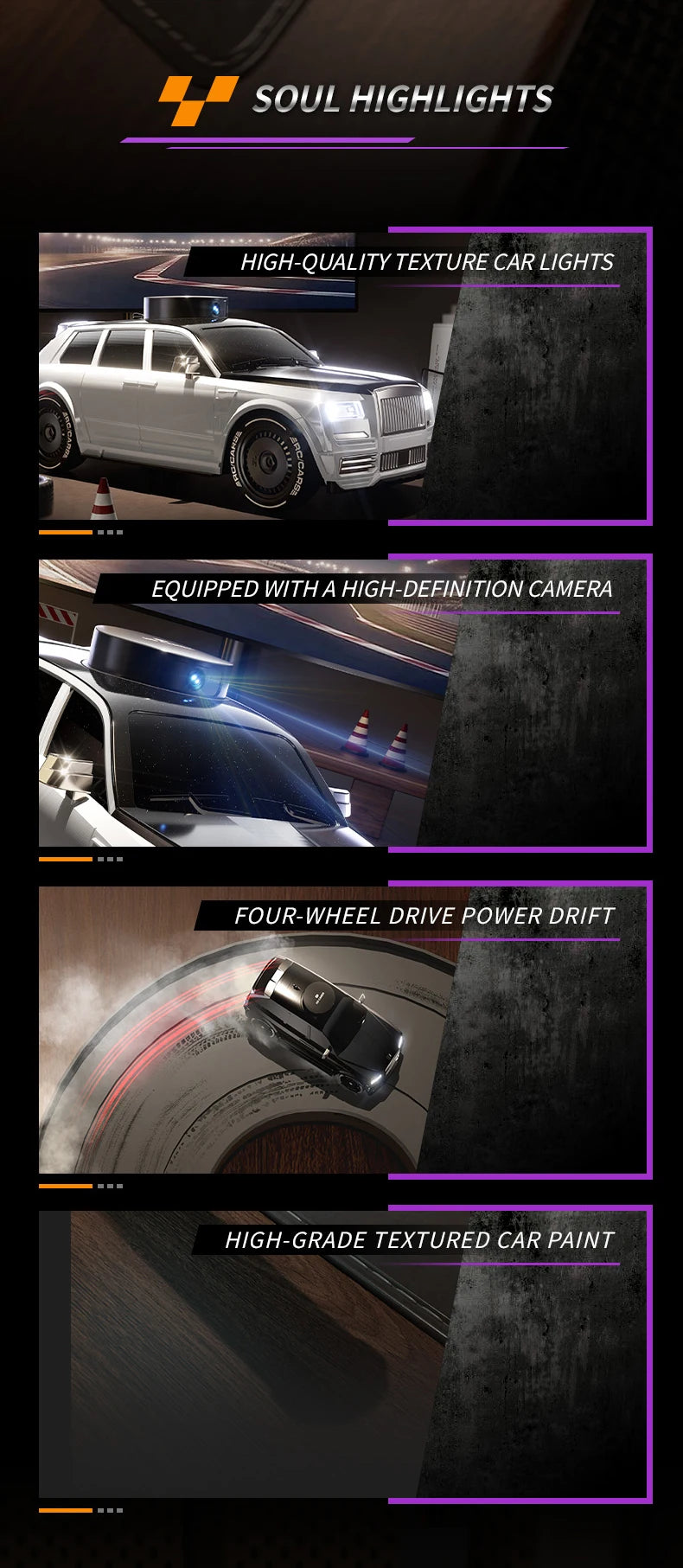 4K HD Camera Drift RC Car with Live Feed Controller
