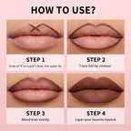 Water-Resistant Matte Lip Liner Pencil