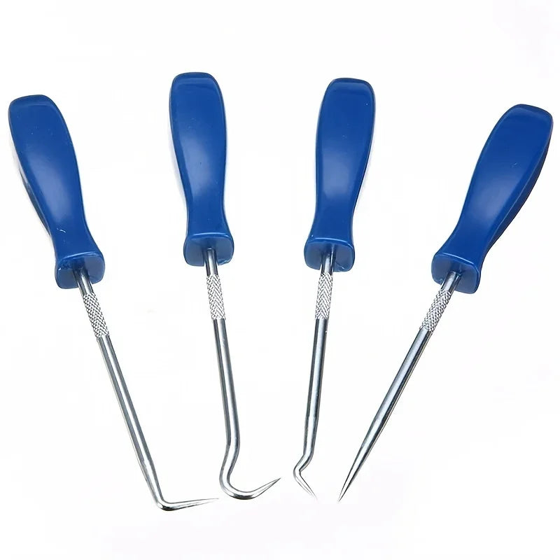 4-Piece Precision Hook and Pick Set for Automotive Repairs