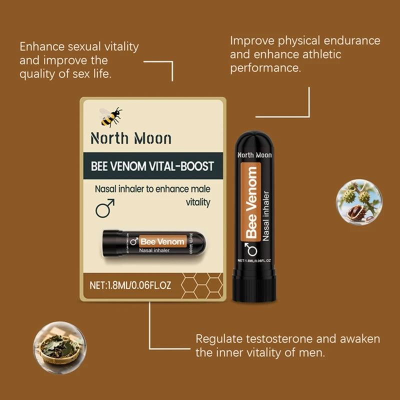 Bee Venom Nasal Inhaler for Men's Vitality Support