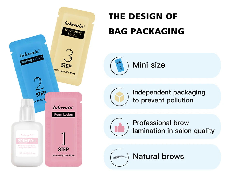 Professional DIY Eyebrow Lamination Kit for Fuller Brows