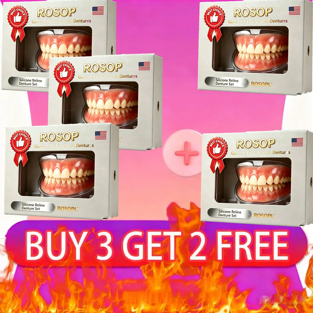 Soft Silicone Custom-Fit Denture Set