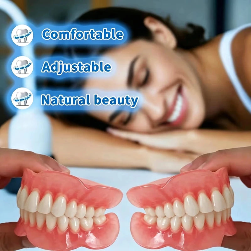 Comfortable Silicone Cosmetic Smile Enhancer Dentures - 9