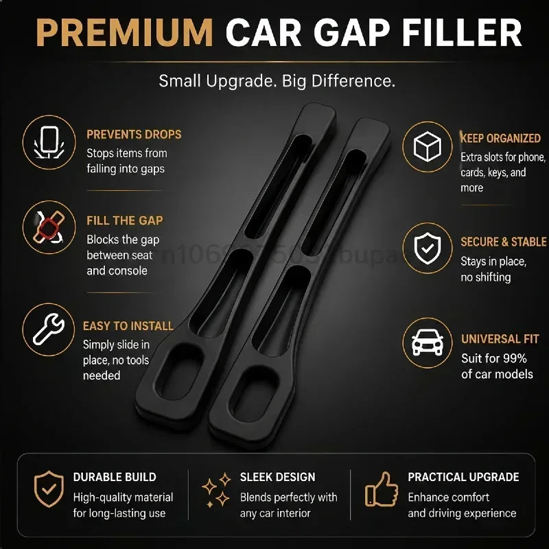 Car Seat Gap Filler Storage Organizer - 9