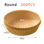 Disposable Non-Stick Air Fryer Parchment Paper Liners