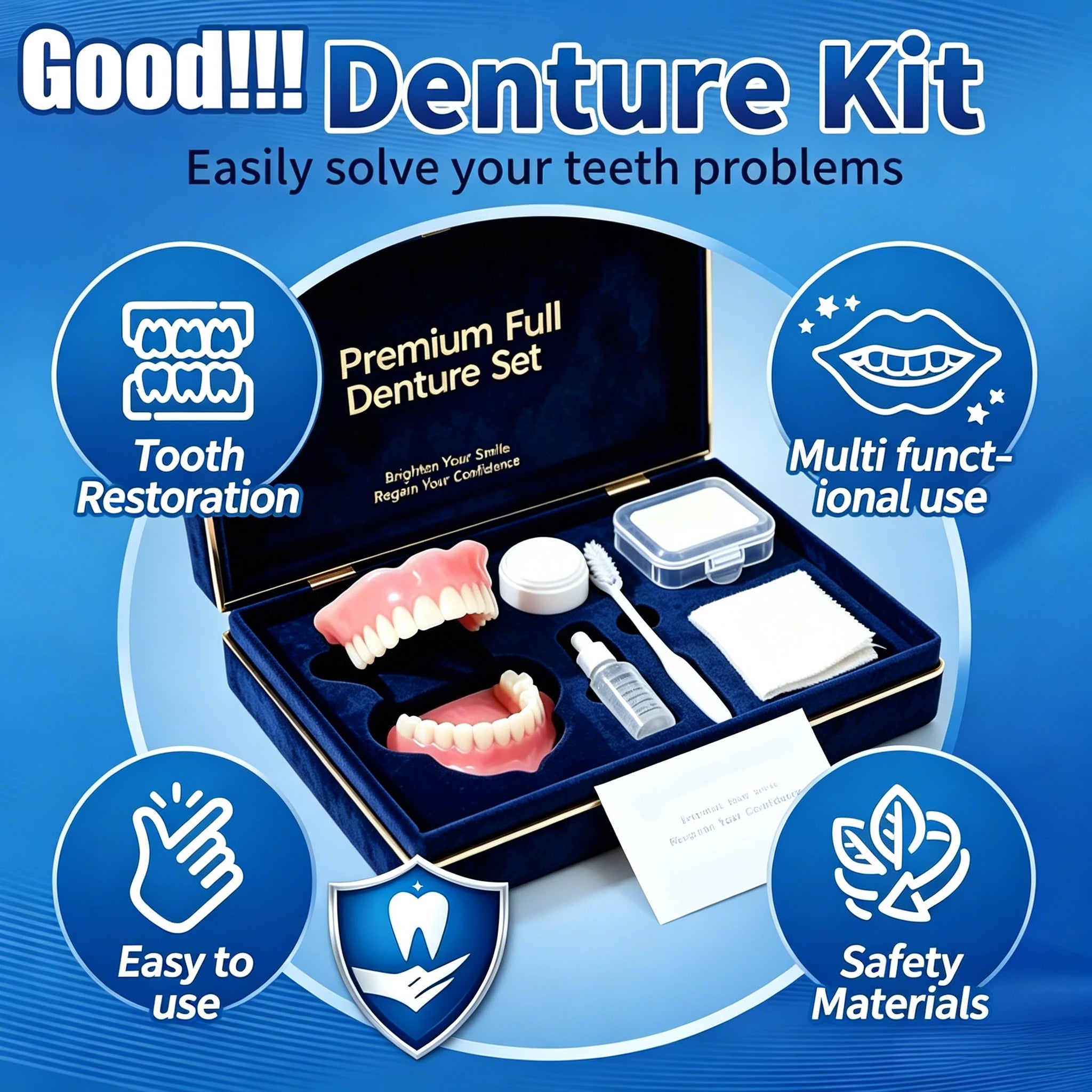 Comfort Silicone Smile Set for Upper and Lower Teeth - 6