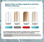 Universal Faucet Mounted Kitchen Water Purifier Filter
