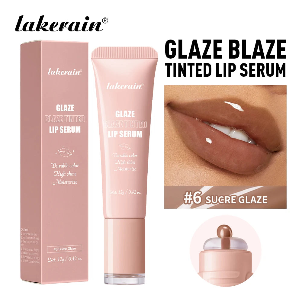 Hydrating Tinted Lip Serum for Plump Glossy Lips