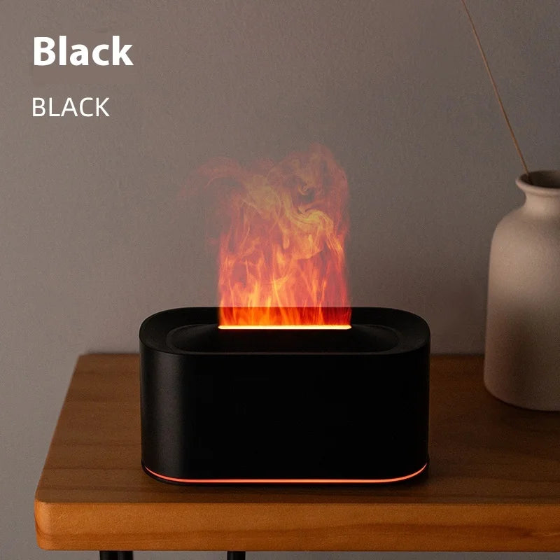 Flame Effect Aromatherapy Essential Oil Humidifier