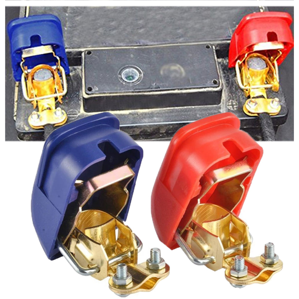Quick Release Car Battery Terminal Clamps Set