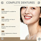Comfortable Realistic Silicone Upper and Lower Dentures
