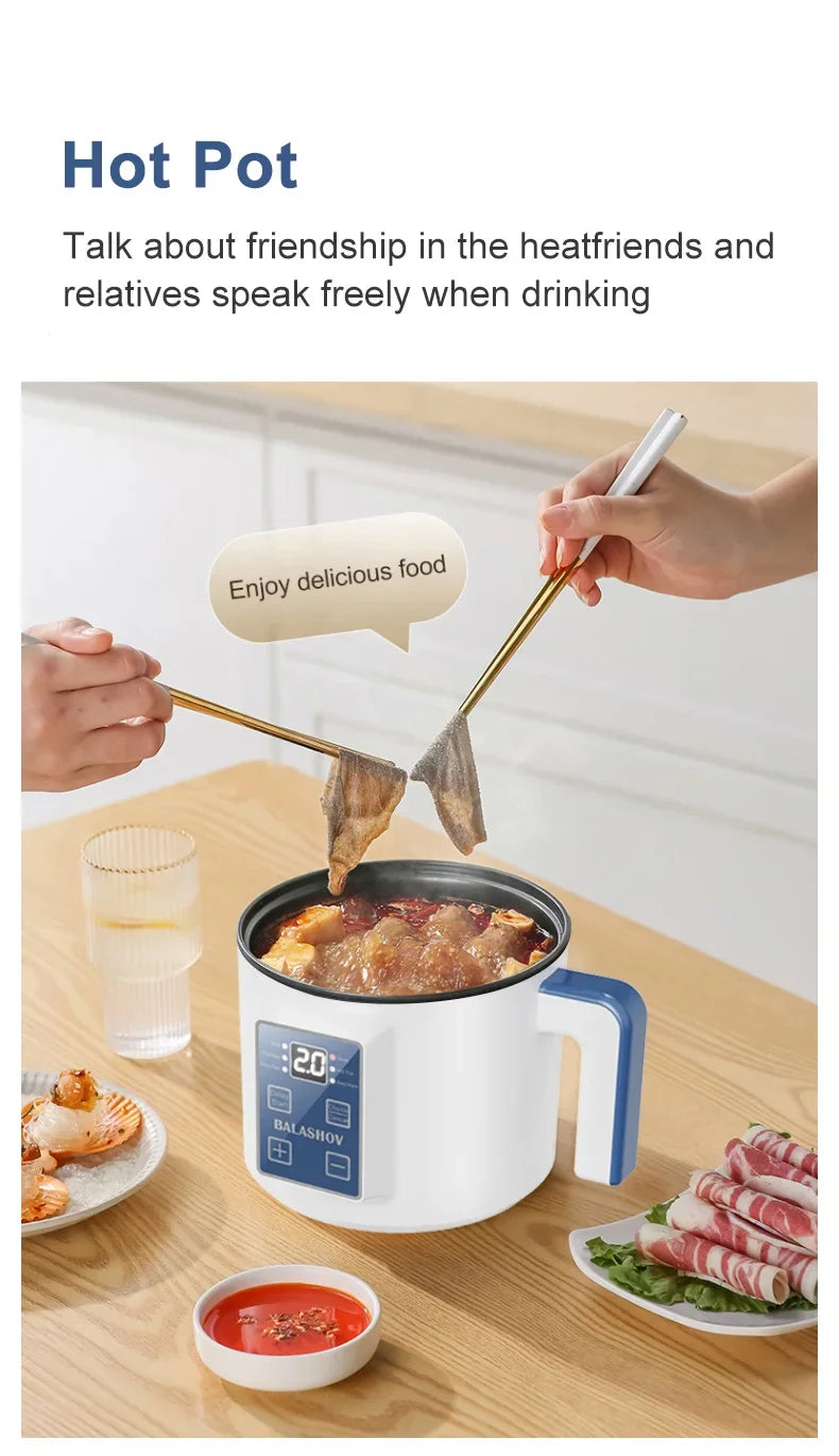 Compact Multi-Function Electric Rice Cooker for Home - 24