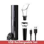 Automatic Electric Wine Opener with Foil Cutter