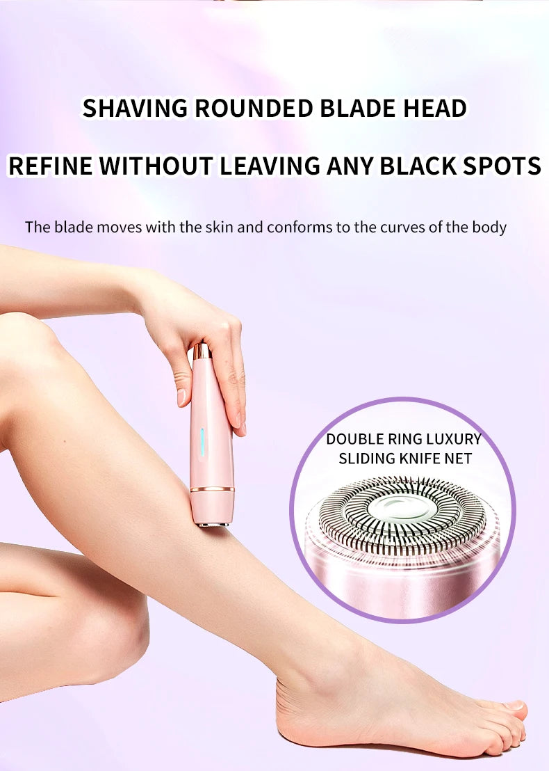 3-in-1 Waterproof Electric Shaver and Bikini Trimmer for Women - 15