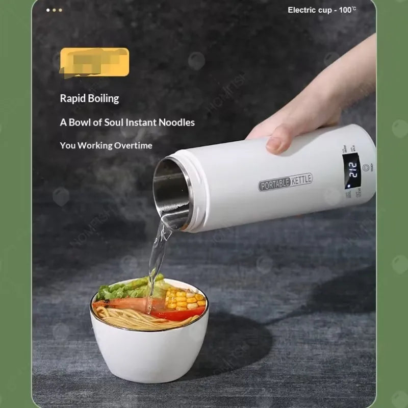 Portable Electric Travel Kettle for Coffee and Tea - 2