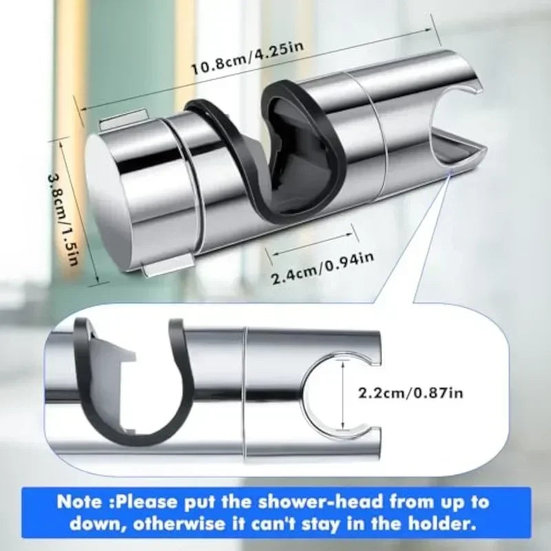 Adjustable Universal Shower Head Rail Holder