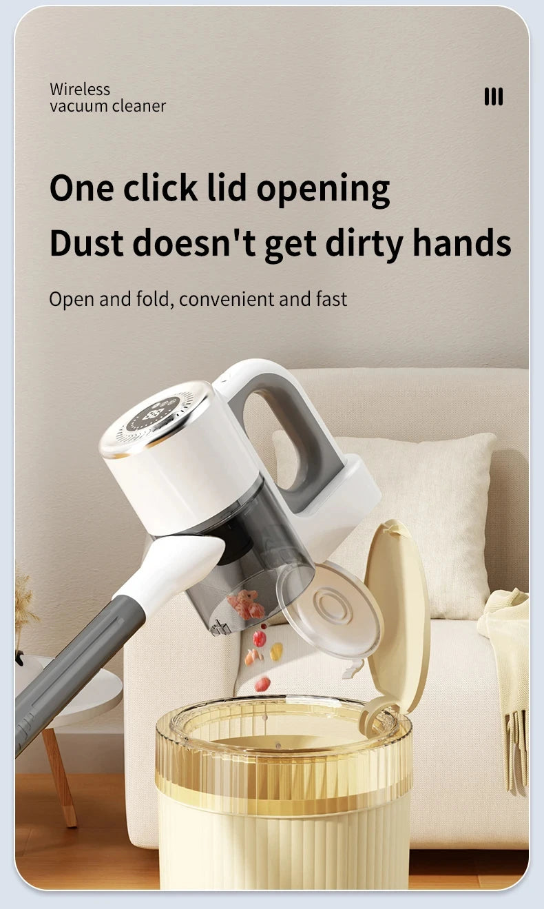 Lightweight Cordless Stick Vacuum for Floors and Carpets