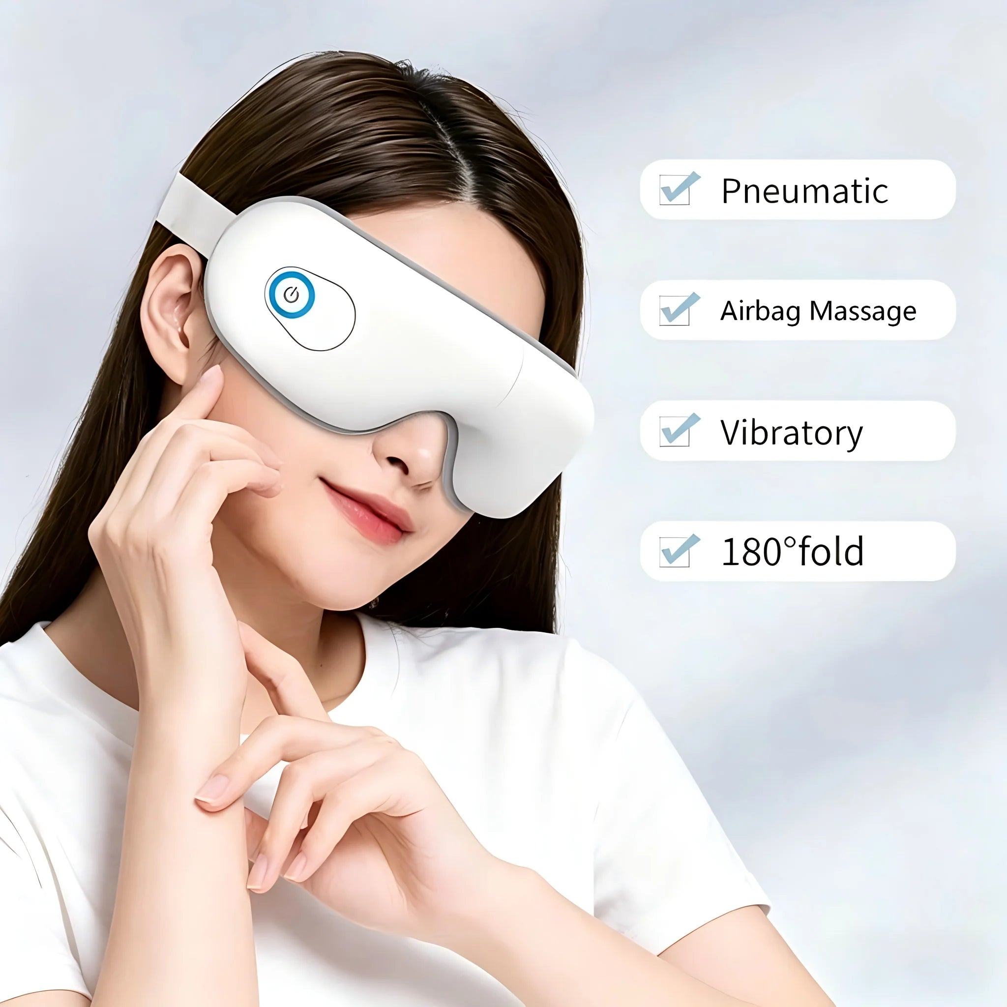 Rechargeable Eye Massager with Air Pressure and Heat - 7