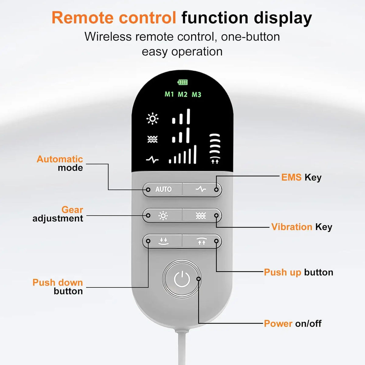 Electric Lumbar Traction and Massage Device for Back Pain
