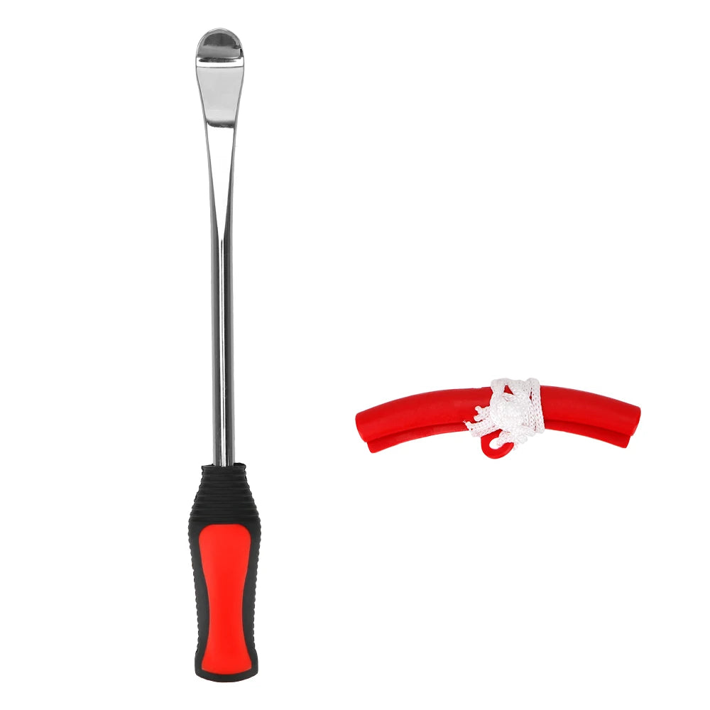 Motorcycle and Bicycle Tire Changing Lever Tool Kit with Rim Protectors