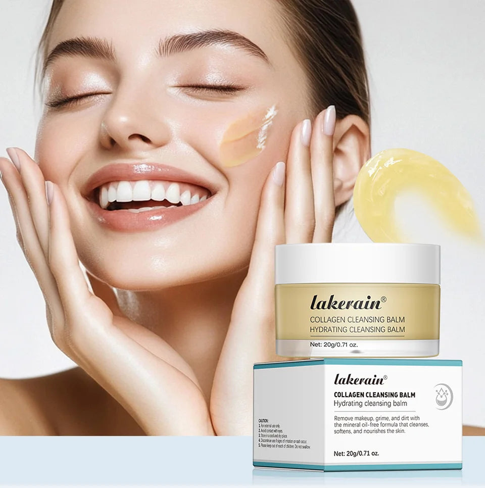 Collagen Hydrating Cleansing Balm for Deep Makeup Removal - 7