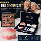 Temporary Comfort Fit Full Denture Set for Instant Smile