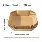 Non-Stick Disposable Air Fryer Paper Liners